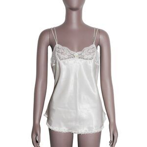 Vintage Victoria’s Secret White Lace Camisole Gold Label Lingerie